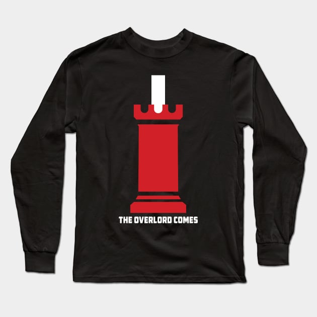 The Overlord Comes - Red Long Sleeve T-Shirt by PunTee